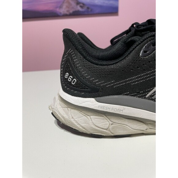 New Balance Sneakers Fresh Foam X 860 V13 Womens 12 Black Gym Running Exercise - Picture 3 of 12